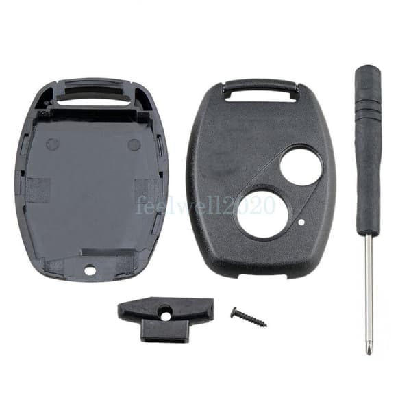 Key Remote Fob Shell Case Replacement For Honda Civic Accord Jazz + Screwdriver
