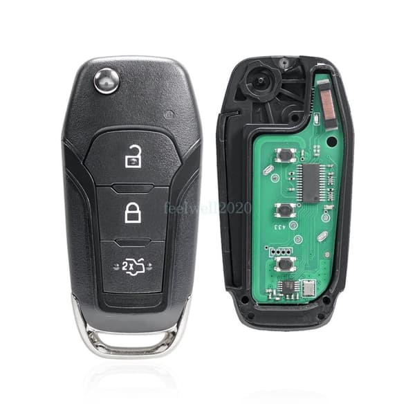 For 2016-2019 Ford Transit Custom MK8 433MHz Remote Key Fob ID49 Chip 3 Button