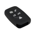Pikkukuva 2 / 5: 5 Buttons Remote Key Fob Case + Silicone Key Cover for Jaguar F-Type XE XF XJ XK