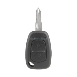 2 Button Remote Key Fob Case For Renault Trafic Master Kangoo + Battery switches
