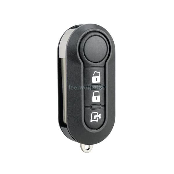 3 Button Remote Flip Key Fob Case For Fiat Ducato Citroen Relay Peugeot Boxer