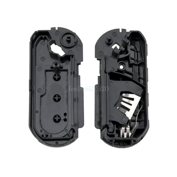 3 Button Remote Flip Key Fob Case For Fiat Ducato Doblo 500 L Punto Bravo Panda