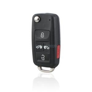 For VW Volkswagen Transporter Sharan 7N T5 T6 5 Button Flip Remote Key Case Fob