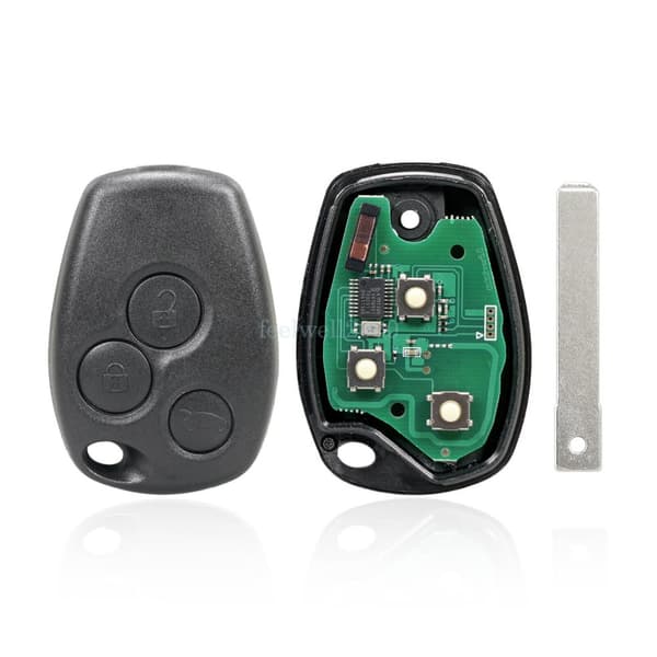 3 Button Full Remote Key Fob For Renault Trafic Twingo Dacia Logan Duster 433MHz