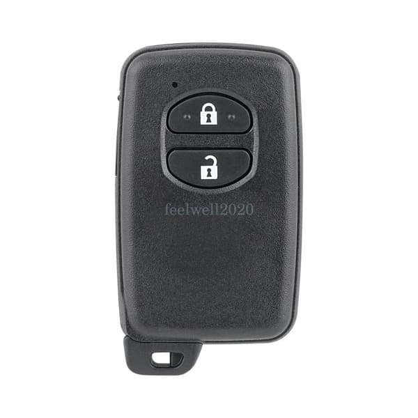 2 Button Key Cover Case Shell Fob For Toyota Prius Land Cruiser IQ Yaris Avensis