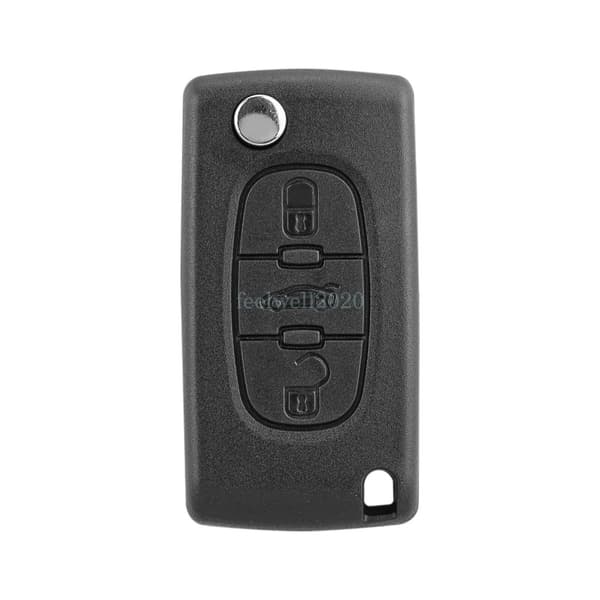 3 Button Key Fob Case CE0523 VA2 Blade For Citroen C2 C3 C4 C5 C6 Peugeot 207