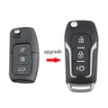 Miniatyrbilde 4 av 7: Upgrade For Ford Focus Fiesta Mondeo Kuga 3 Button Flip Key Fob Case Cover Shell