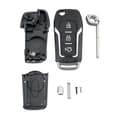 Miniatyrbilde 5 av 7: Upgrade For Ford Focus Fiesta Mondeo Kuga 3 Button Flip Key Fob Case Cover Shell