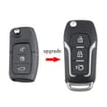 Miniatyrbilde 1 av 7: Upgrade For Ford Focus Fiesta Mondeo Kuga 3 Button Flip Key Fob Case Cover Shell