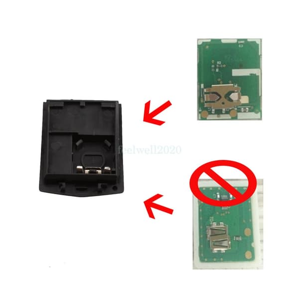 3 Button For Mazda 2 3 5 6 RX-8 MX-5 Flip Remote Key Fob Case Cover With Blade