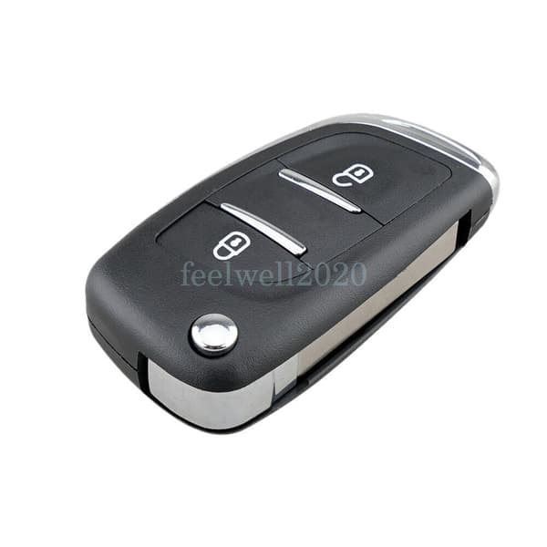 2 Buttons Flip Key Fob Case For Citroen C3 Picasso 2008 2009 2010 2011 2012 2013