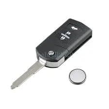 For MAZDA 2 3 5 6 RX-8 MX-5 Remote Flip Car Key Fob Case Cover 3 Button + Blade