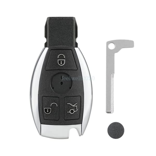 3 Button Key Fob Case For Mercedes Ben A B E Class SLK W203 W204 W205 W211 W212