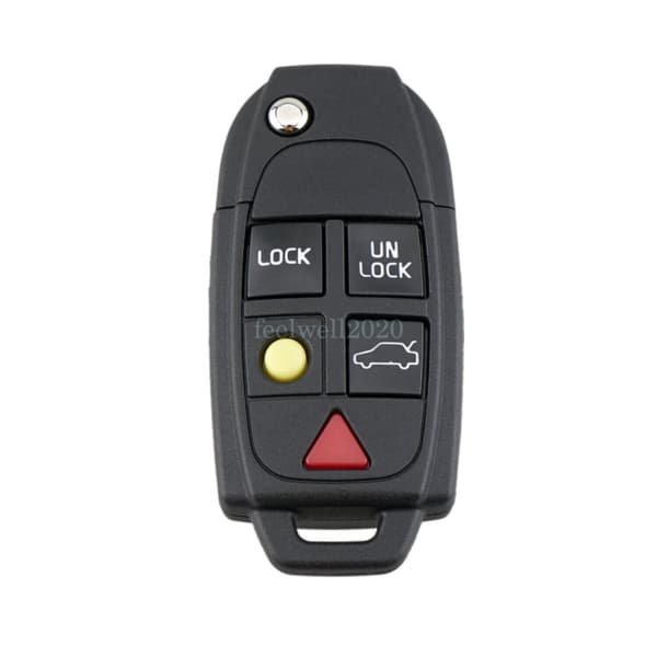 5 Button Flip Remote Key Fob Shell Case For VOLVO S60 S80 V70 XC70 XC90 Repair