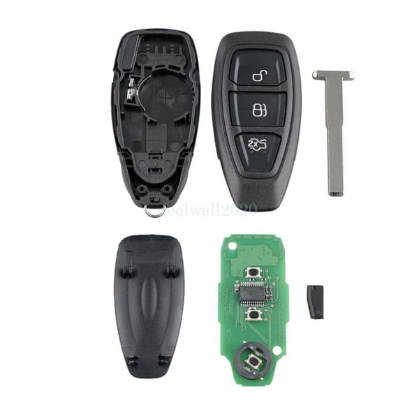 433MHz 3 Button Remote Key Fob For Ford Focus Mondeo B-Max Kuga 2012 2013 2014