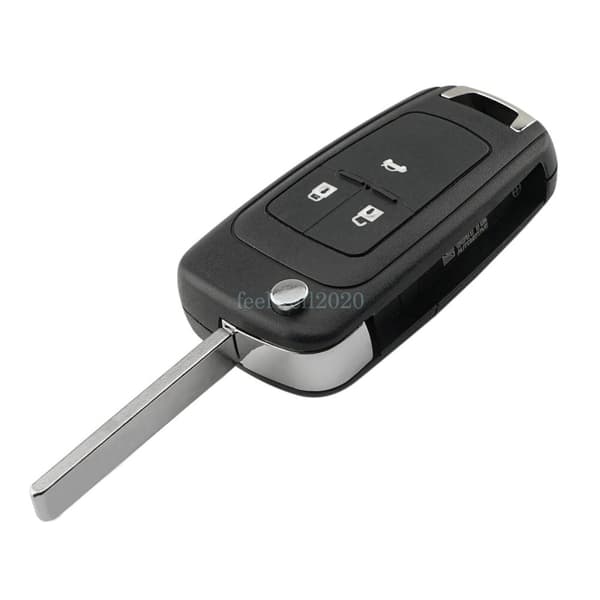 3 Buttons Remote Flip Key Fob Case For Vauxhall Opel Cascada 2013 2014 2015 2016