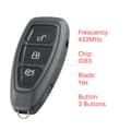 Miniatyrbillede 2 af 7: For Ford B-Max C-Max S-Max 2010 2011 2012 2013 2014 2015 Remote Key Fob 433MHz