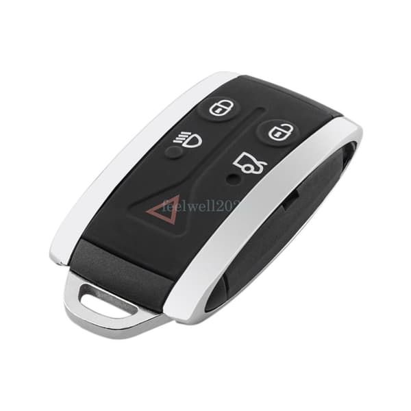 Remote Key Fob Case Shell For Jaguar XKR 2007 2008 2009 2010 2011 2012 5 Button