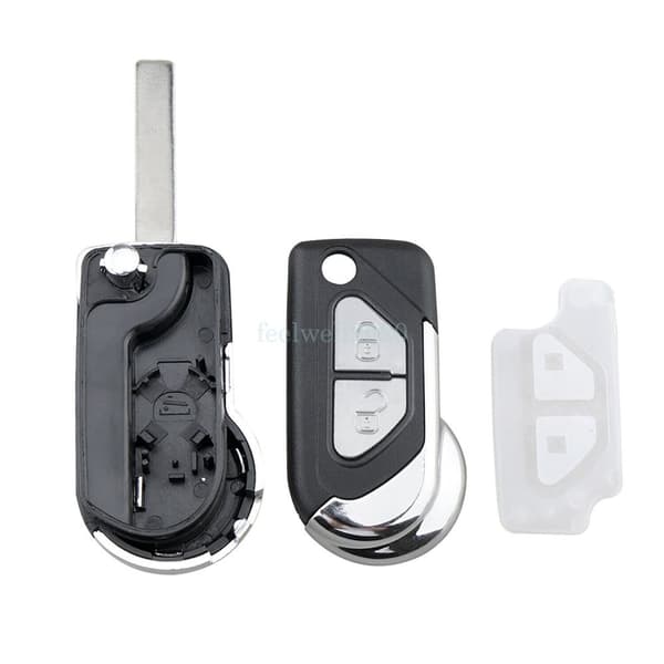 2 Button Flip Key Fob Case for Citroen C3 DS3 2009 2010 2011 2012 2013 2014 2015