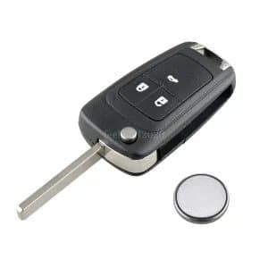 3 Button Flip Key Fob Case For Vauxhall Opel Adam Mokka Zafira C Corsa Meriva