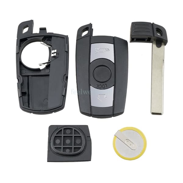 3 Button Remote Key Fob Case for BMW 1 3 5 6 7 Series E60 E61 E90 E91 X5 X6 Z4