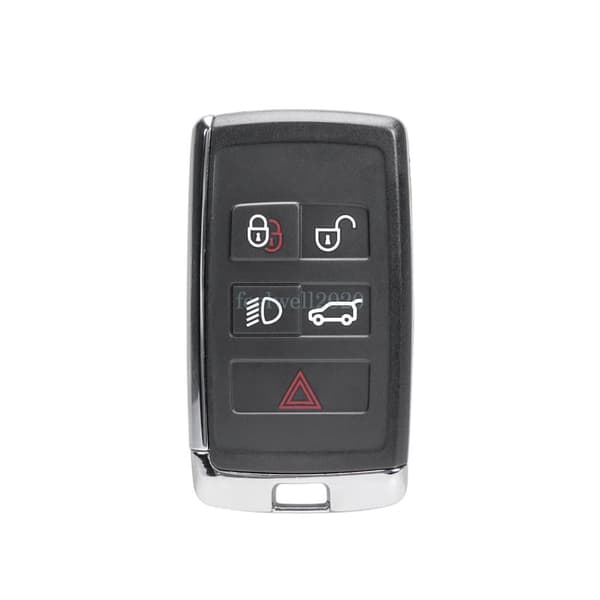 5 Button Remote Key Fob Shell Case Uncut Blade For Jaguar E-Pace F-Pace I-Pace