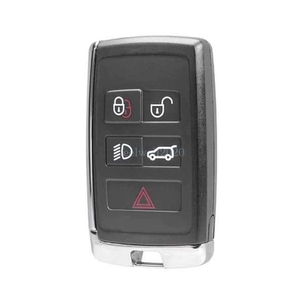 5 Button Remote Key Fob Shell Case Uncut Blade For Jaguar E-Pace F-Pace I-Pace