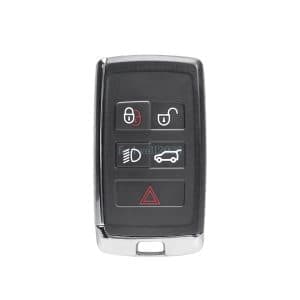 5 Button Remote Key Fob Shell Case Uncut Blade For Jaguar E-Pace F-Pace I-Pace