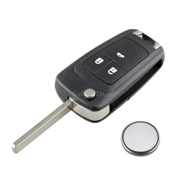 For Chevrolet Cruze Spark Orlando Aveo Flip Remote Key Shell Case Fob 3 Button