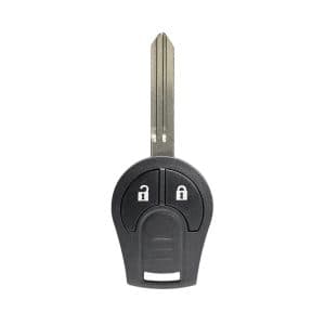 2 Button Remote Key Fob + Chip 433Mhz For Nissan Micra K13 2013 2014 2015 2016