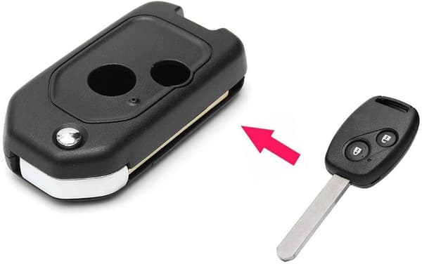 For Honda Civic 2001 2002 2003 2004 2005 2 Button Flip Remote Key Fob Shell Case