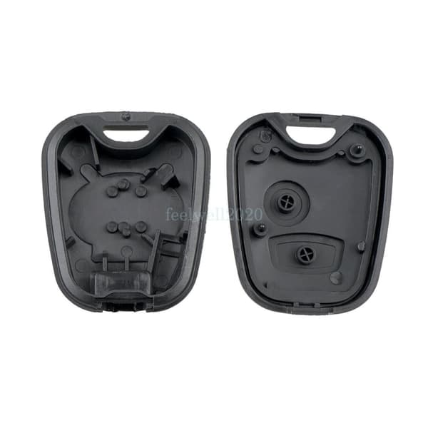 For Citroen Xsara Picasso Berlingo 2 Button Remote Key Fob Case + Switch Battery