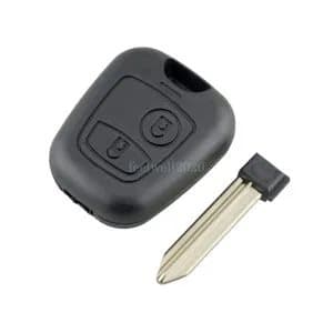 For Citroen Xsara Picasso Berlingo 2 Button Remote Key Fob Case + Switch Battery