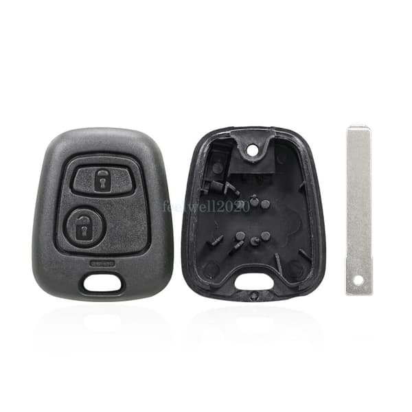 For Peugeot Citroen 107 207 307 C1 C2 C3 C4 C5 Xsara 2Button Remote Key Fob Case