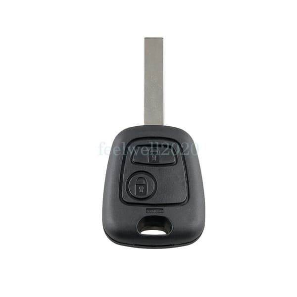 For Toyota Aygo Citroen C1 C3 Peugeot 107 206 207 Remote Key Fob Case 2 Buttons