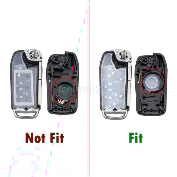 For Ford Mondeo Fiesta Focus C-Max Car Remote Key Shell Fob Case Cover Upgrade