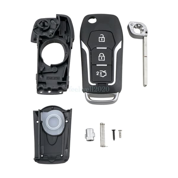 For Ford Mondeo Fiesta Focus C-Max Car Remote Key Shell Fob Case Cover Upgrade
