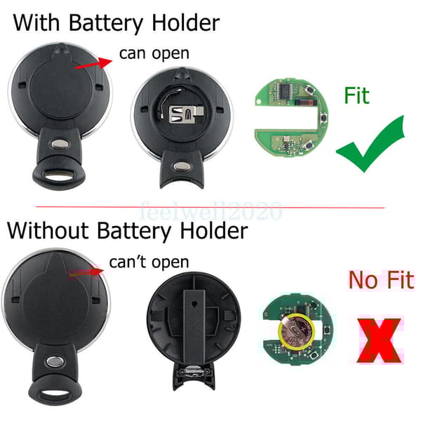 868MHz Remote Key Fob For BMW Mini R56 2006 2007 2008 2009 2010 2011 2012 2013