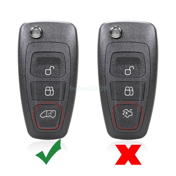 Repair 3B Flip Key Case For Ford Transit Custom Mk8 Remote 2013 - 2020 Set Tool