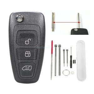 Repair 3B Flip Key Case For Ford Transit Custom Mk8 Remote 2013 - 2020 Set Tool