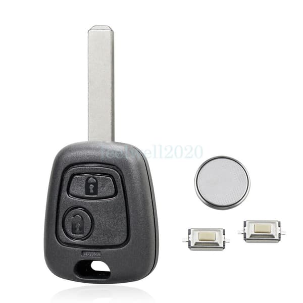 Replacement 2 Button Remote Car Key Fob Shell Case for Toyota Aygo + VA2 Blade