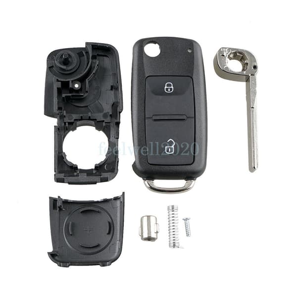 For VW Volkswagen Transporter T6 Amarok 2009 - 2013 2 Button Remote Key Fob Case