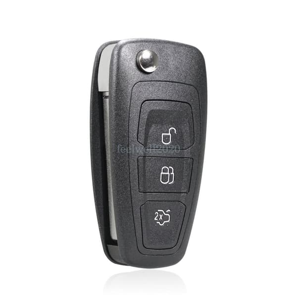 3 Button Flip Remote Key Fob for Ford Transit Connect Custom Focus Galaxy Mondeo