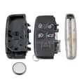 Pikkukuva 3 / 6: 5 Buttons Key Fob Case For Land Range Rover Sport Evoque Discovery 4 Freelander