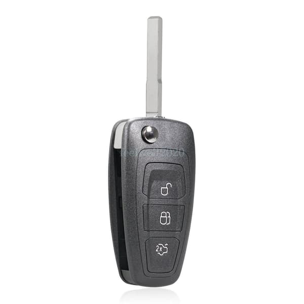 3 Button Flip Key Case Fob Set Tool For Ford Focus Transit Connect Custom Mondeo