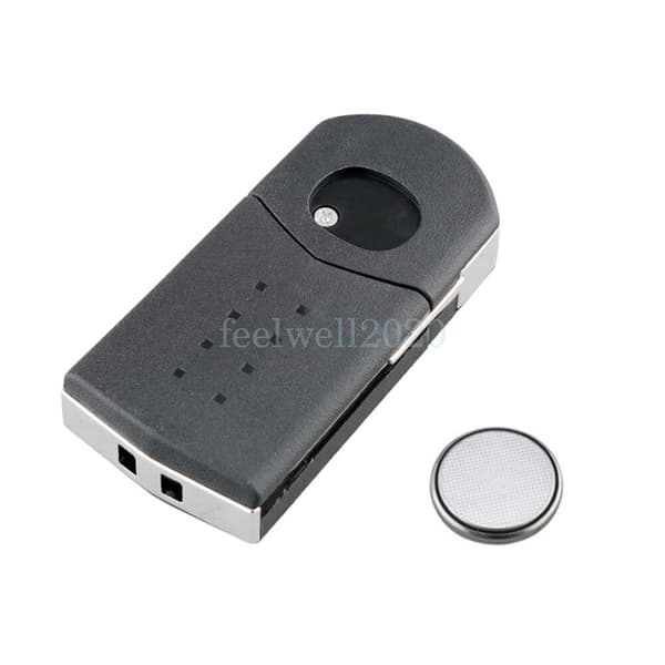 Replacement 4 Button Flip Key Fob Case Shell Repair Kit For Mazda 3 5 6 MX-5 RX8