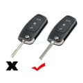 Miniatyrbilde 6 av 7: 3 Button Flip Key Fob Case For Ford Focus Fiesta Mondeo Kuga Pin Removal Tools