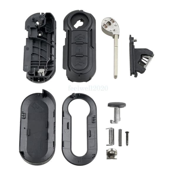3 Button Flip Key Fob Shell Case For Citroen Relay 2016 2015 2014 2013 2012 2011