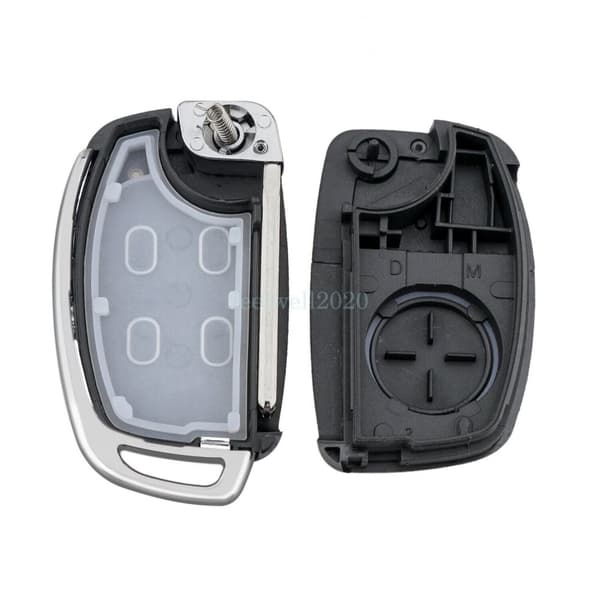 4 Button Remote Key Fob Case For Hyundai I20 I40 IX35 IX45 Santa Fe Tucson Creta