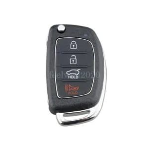 4 Button Remote Key Fob Case For Hyundai I20 I40 IX35 IX45 Santa Fe Tucson Creta